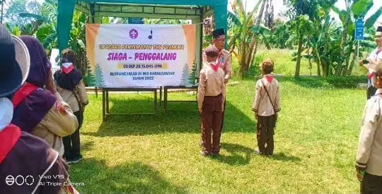 Super ! Gudep 045/046 MI Salafiyah Karanganyar Gelar Uji Kenaikan