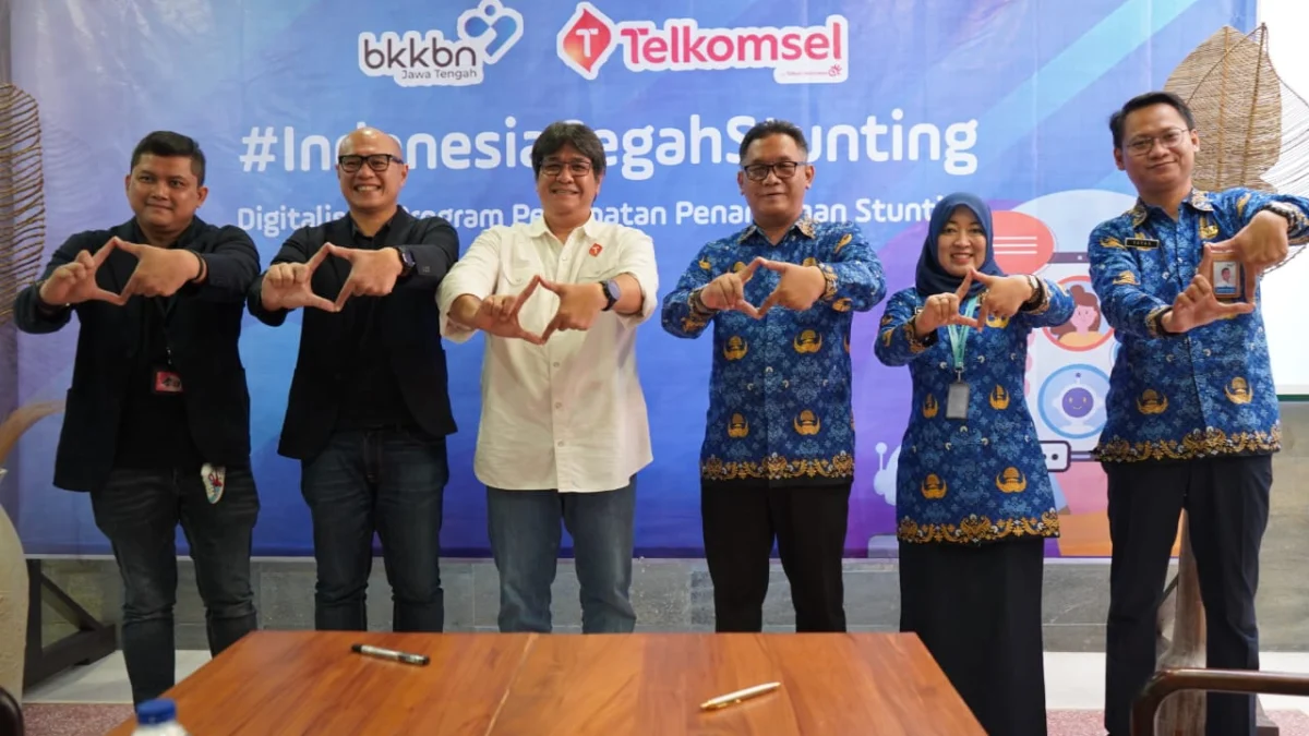 Percepatan Penanganan Stunting DI Jawa Tengah, Telkomsel Dukung BKKBN Digitalisasi