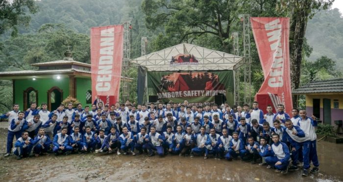 Pertama Kali di Indonesia, Jambore Safety Riding Bagi SMK Binaan Honda Se-Jawa Tengah