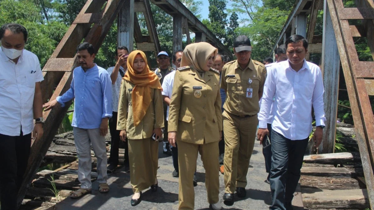 Perbaiki Jembatan Peninggalan Belanda, Bupati Fadia Ajukan Permohonan ke PTPN IX