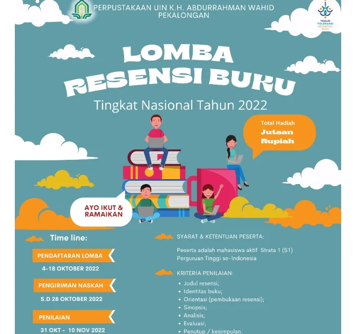 Wow Antusias 145 Peserta Ikuti Lomba Resensi Buku UIN Gus Dur