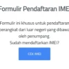 Begini Cara agar IMEI Ponsel Kesayanganmu Tak Diblokir