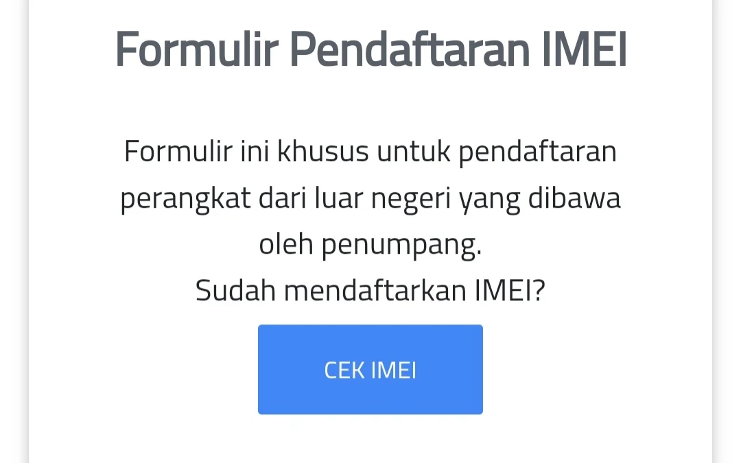 Begini Cara agar IMEI Ponsel Kesayanganmu Tak Diblokir