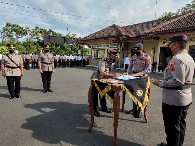 sertijab kabagren dan kasatreskrim polres pekalongan kota