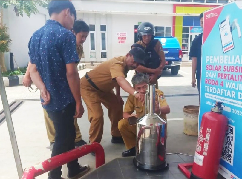 Jelang Nataru, SPBU di Temanggung Ditera Ulang