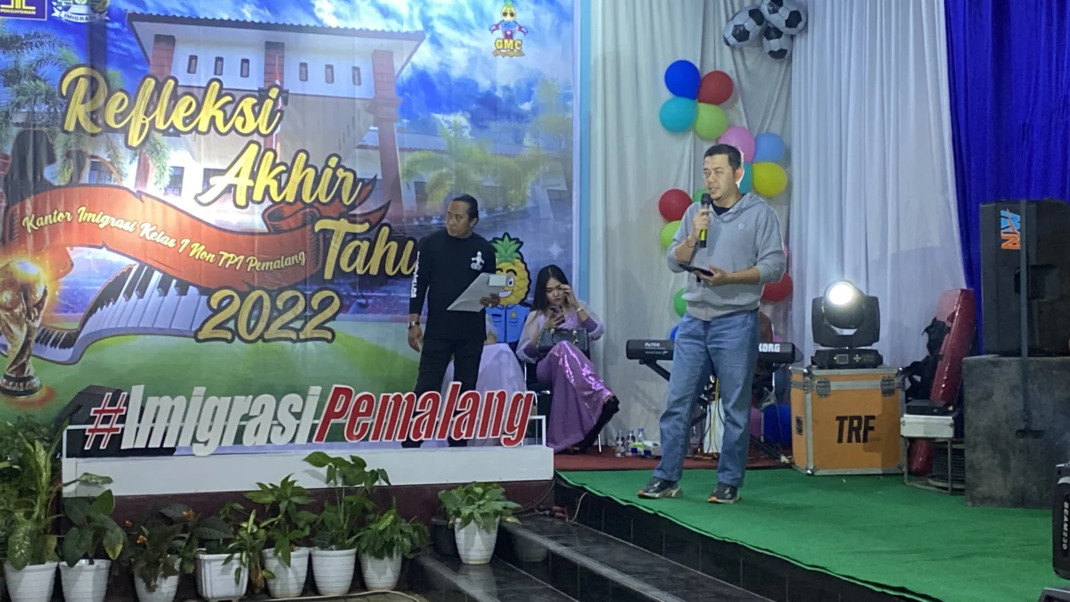 Refleksi akhir tahun 2022 yang digelar Kantor Imigrasi Pemalang (Radar pekalongan/novia Rochmawati)