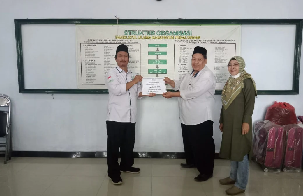 MWC NU Wonopringgo Peduli Gempa Cianjur