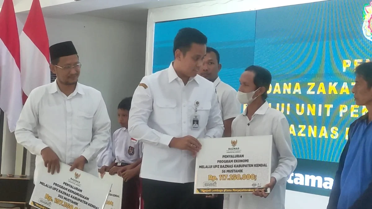 Wah, Sepanjang Tahun 2022 Baznas Kendal Sudah Salurkan Dana Zakat Rp 1,8 Miliar