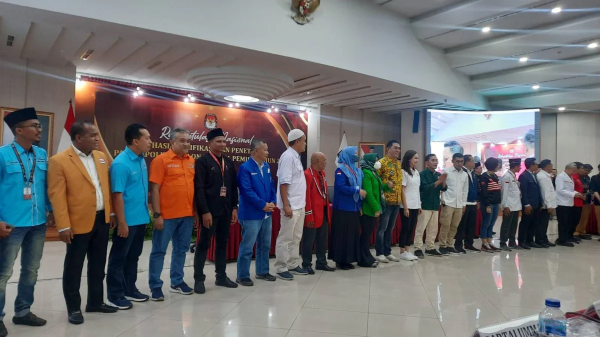 17 Partai Politik Resmi Jadi Peserta Pemilu 2024, Berikut Rincianya