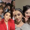 Lyodra saat berfoto bersama Idol New Jeans dan Aktris Han So Hee di AAA Japan 2022. (tangkapan layar instagram.com/lyodraofficial)