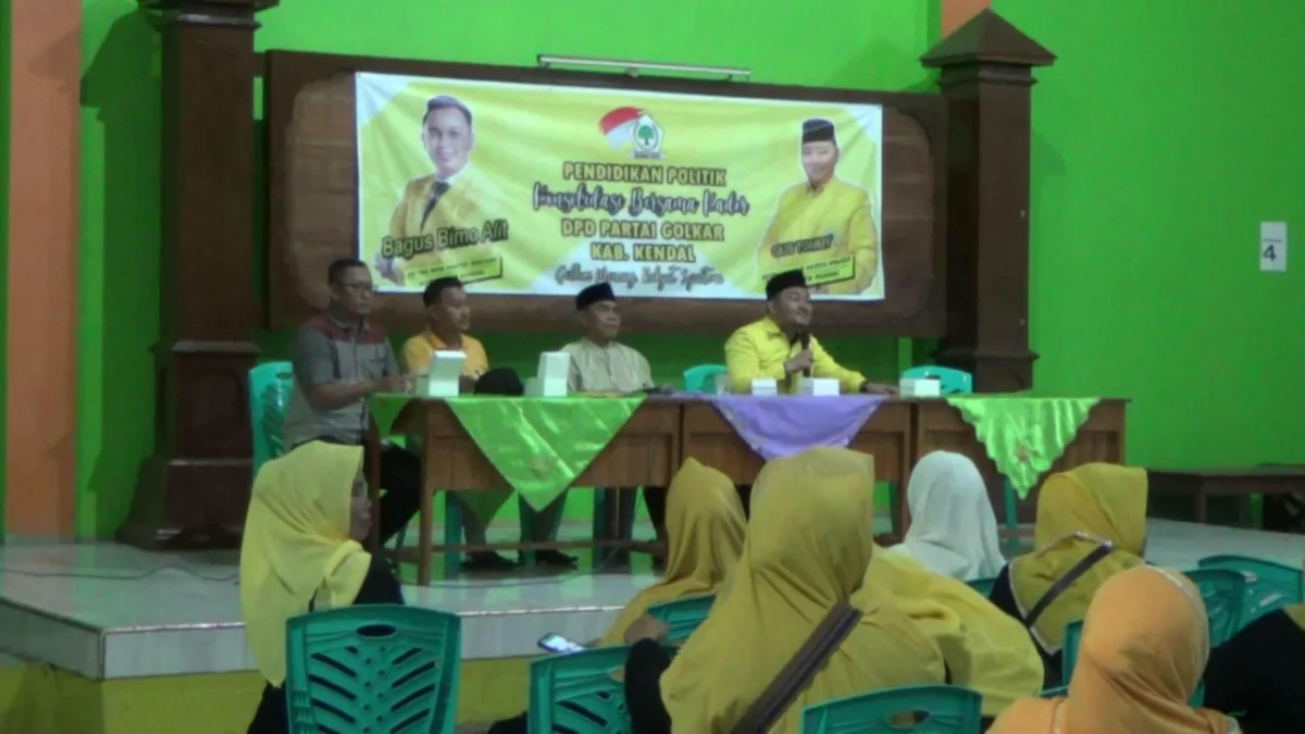 Golkar Kendal Siap Jaring Pemilih Milenial di Pemilu 2024