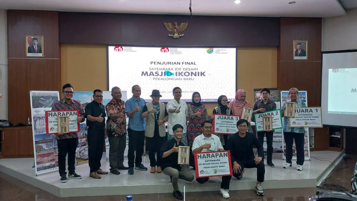 'Selendang Batik' Juarai Sayembara Ide Desain Masjid Ikonik Pekalongan Baru