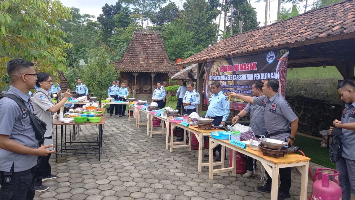 Serunya Kepala Lapas Se Karesidnan Pekalongan Berlomba Kreasi Sayur Lodeh