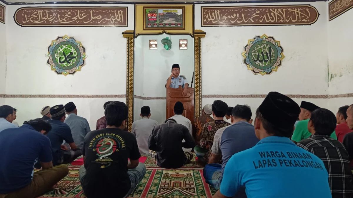 Lapas Pekalongan Edukasi Kesehatan Warga Binaan melalui Masjid