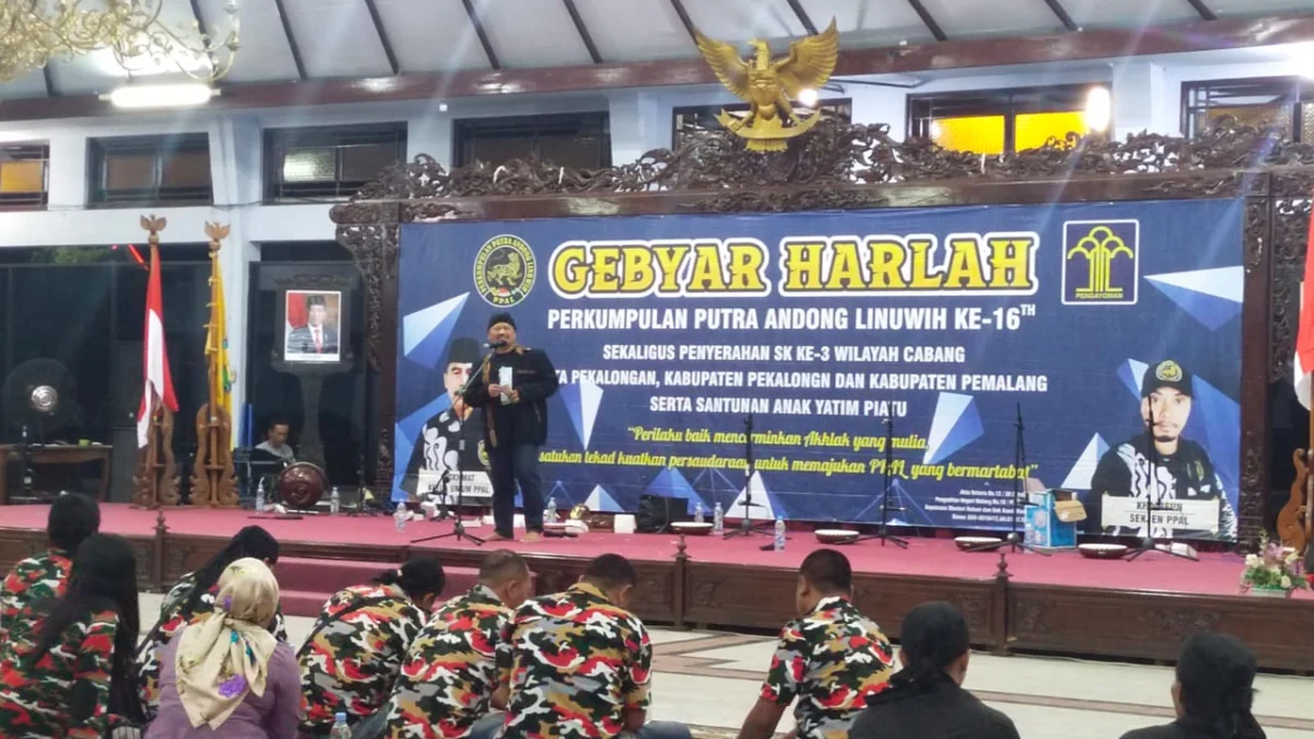 Gebyar Harlah Perkumpulan Putra Andong Linuwih (PPAL) Ke-16 di Pendopo Kabupaten Batang. (Dok Panitia PPAL)