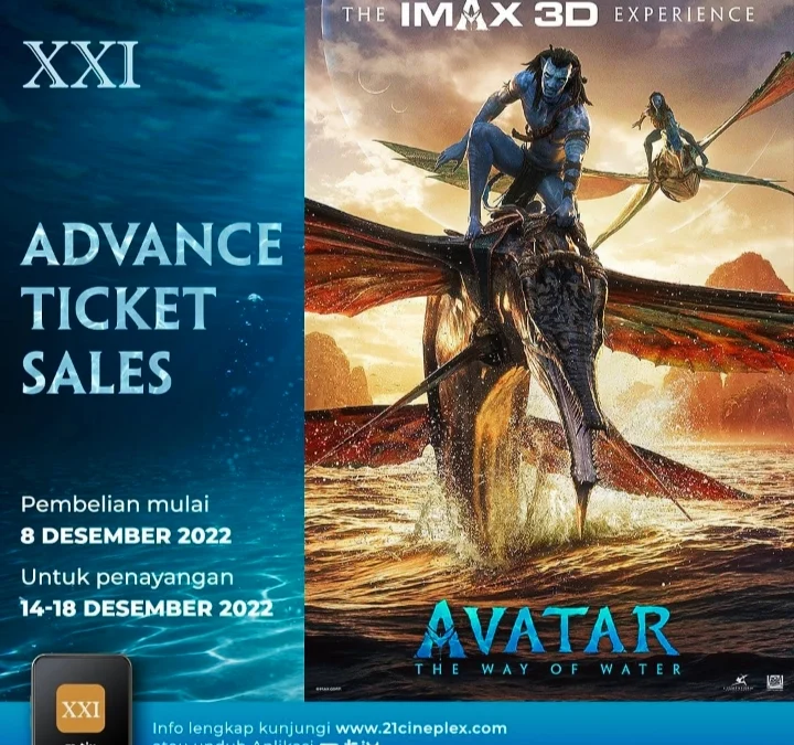 Yuk Nonton? Jadwal Tayang Hari Ini di Bioskop Pekalongan Film Avatar: The Way of Water