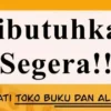 Lulusan SMP Bisa Daftar!Lowongan Kerja Karyawati Toko Buku dan ATK di Pekalongan,