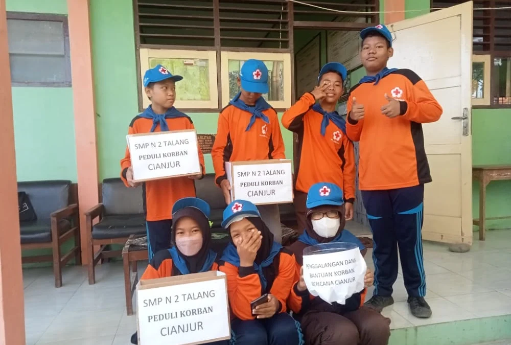 PMR SMPN 2 Talang Galang Dana untuk Cianjur