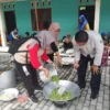 Sinergi Pramuka Peduli & Tagana Pati, Gelar Dapur Umum Di Lokasi Bencana