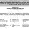 BMKG mengeluarkan peringatan waspada banjir pesisir atau banjir rob akibat fenomena Perigree pada akhir Desember 2022.