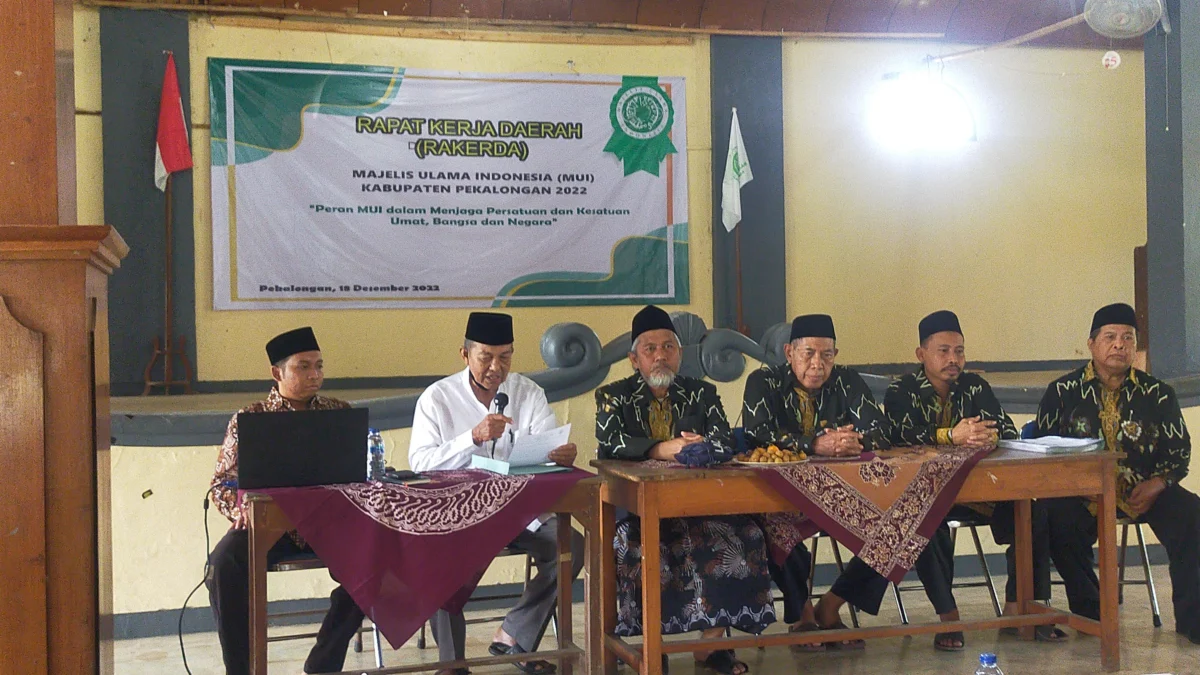 Hasil Rakerda MUI Kabupaten Pekalongan masa bakti 2020-2025