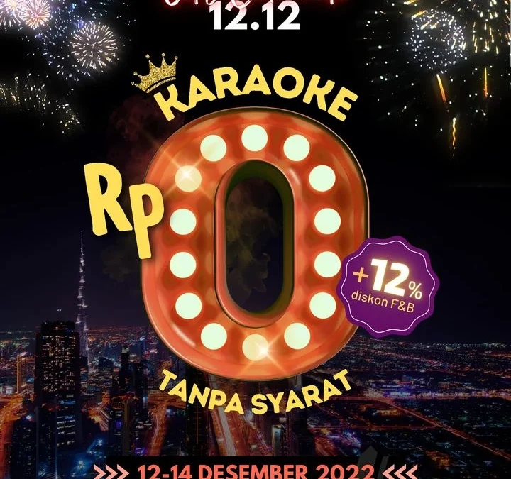 Mulai Hari Ini, Karaoke Seru Mulai Nol Rupiah Tanpa Syarat