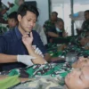 Setetes Darah dari Prajurit Kodim Lamongan di Hari Peringatan HUT Kodam Brawijaya dan HJK