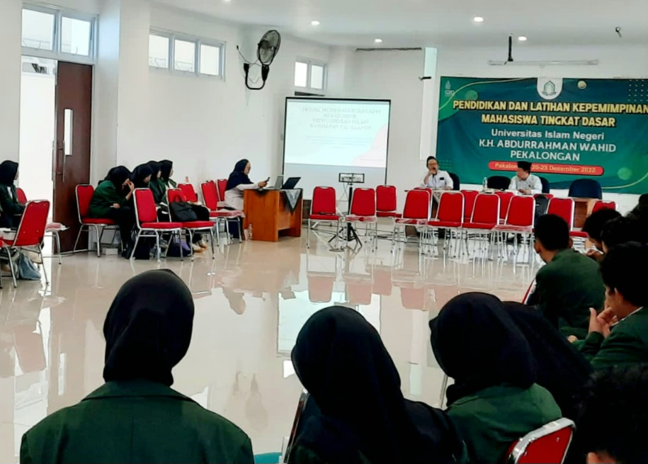 UIN Gus Dur menyelenggarakan Diklat Kepemimpinan Tingkat Dasar Mahasiswa