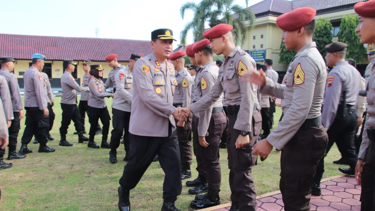 Kapolres Pekalongan AKBP Arief Fajar Satria Lepas Taruna Akpol Tingkat IV