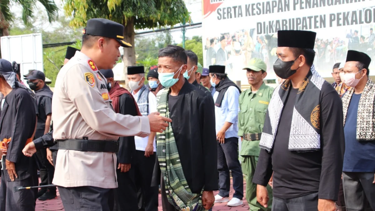 Jelang Natal 2022 dan Tahun Baru 2023, Polres Pekalongan Gelar Apel Satkampling