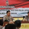 Kapolres Pimpin Penutupan Latja Siswa Diktuk Bintara Polri TA 2022 SPN Polda Jateng di Polres Pekalongan