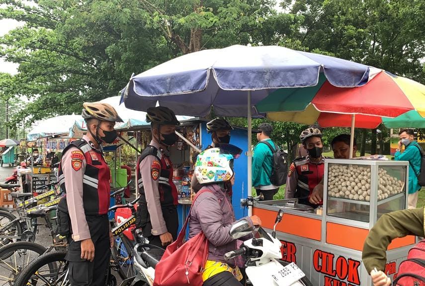 Patroli Sepeda di CFD, Polisi Antisipasi Gangguan Kamtibmas