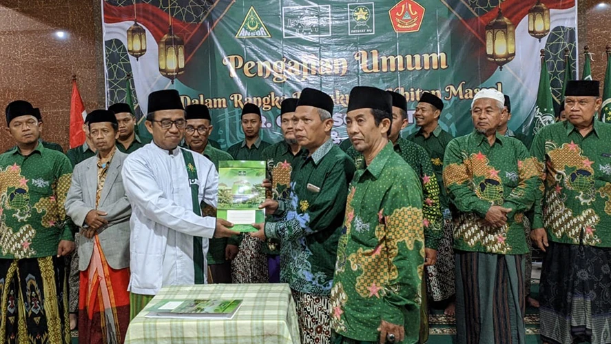 Lantik Pengurus NU Tirto, Wakil Ketua PCNU Mohammad Arif Wahyudi Berpesan Niatilah untuk Khidmah