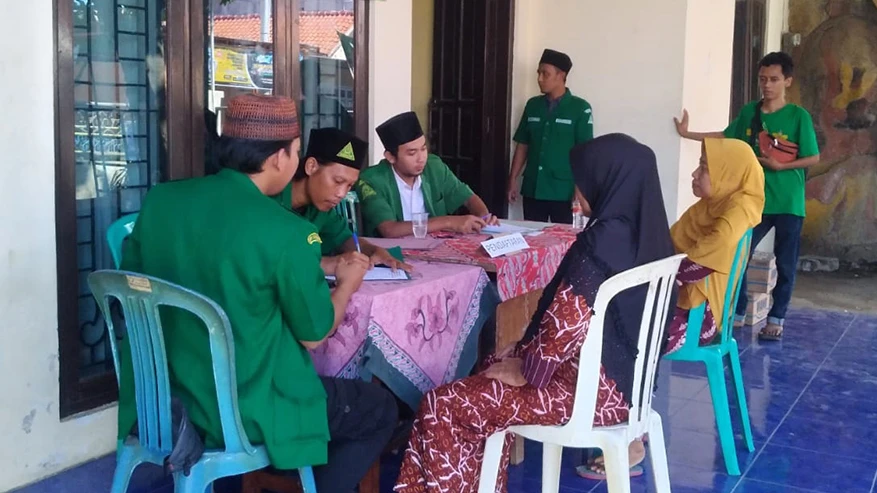 Ansor Krapyak Kidul Pekalongan Gelar Pengobatan Gratis, Ditemukan 5 Jenis Penyakit yang Dikeluhkan Warga