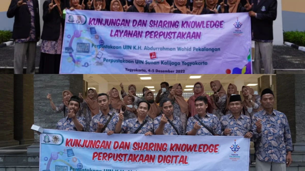 Perpustakaan UIN KH Abdurrahman Wahid Sharing Knowledge dengan Perpustakaan UIN Sunan Kalijaga dan Universitas Gadjah Mada Yogyakarta