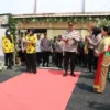 Resmikan Lapangan Serbaguna Polres Pekalongan, Fadia Bernostalgia Lagu Cik Cik Bum Bum