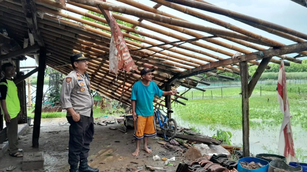 Dua Rumah Warga di Wonokerto Pekalongan Rusak Diterpa Angin Puting Beliung