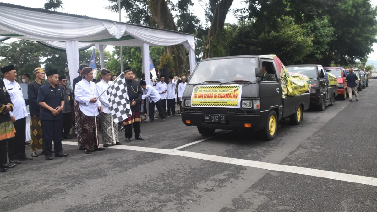 HAB ke 77, Kemenag Wonosobo Tebar 12 Ton Beras untuk Warga Miskin