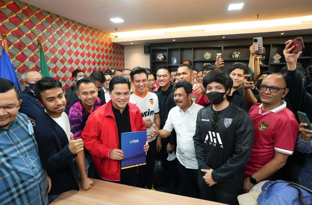 Erick Thohir Resmi Daftar Jadi Calon Ketua PSSI, Didukung Raffi Ahmad, Kaesang, Atta Halilintar dan Sejumlah Voters Lain