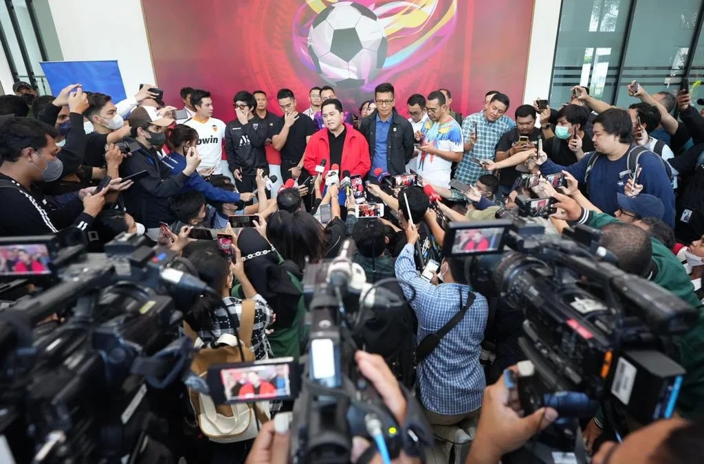 Daftar Jadi Calon Ketua PSSI, Erick Thohir: Butuh Nyali Bersihkan PSSI dari Tangan-Tangan Kotor