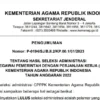 75.083 Pelamar Lulus Seleksi Administrasi Calon PPPK Kemenag, Cek Daftarnya di Sini