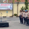 Sebanyak 25 personel Polres Pekalongan Kota naik pangkat terhitung mulai tahun baru 1 Januari 2023