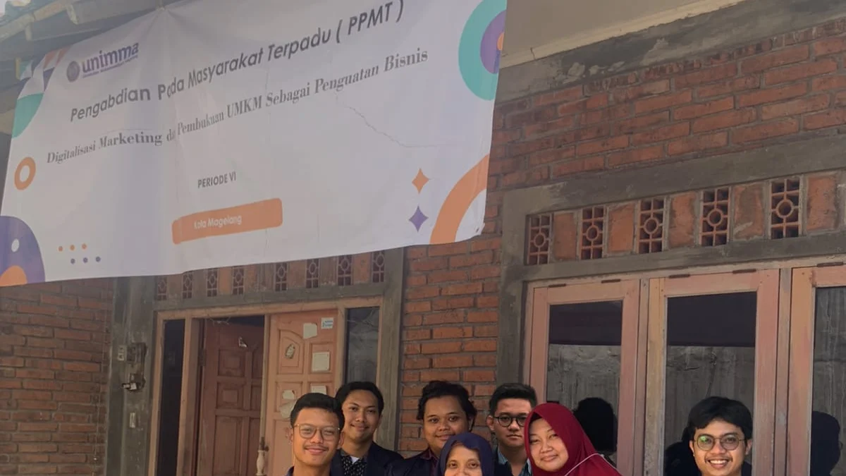 Mahasiswa PPMT Unimma Bantu Pemasaran UMKM dengan Digitalisasi Marketing