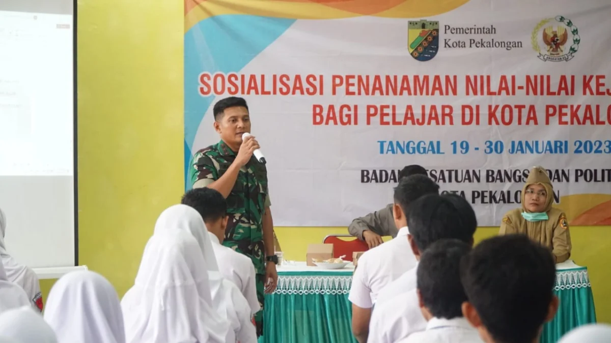 Dandim Pekalongan Berikan Materi Wawasan Kebangsaan ke Pelajar