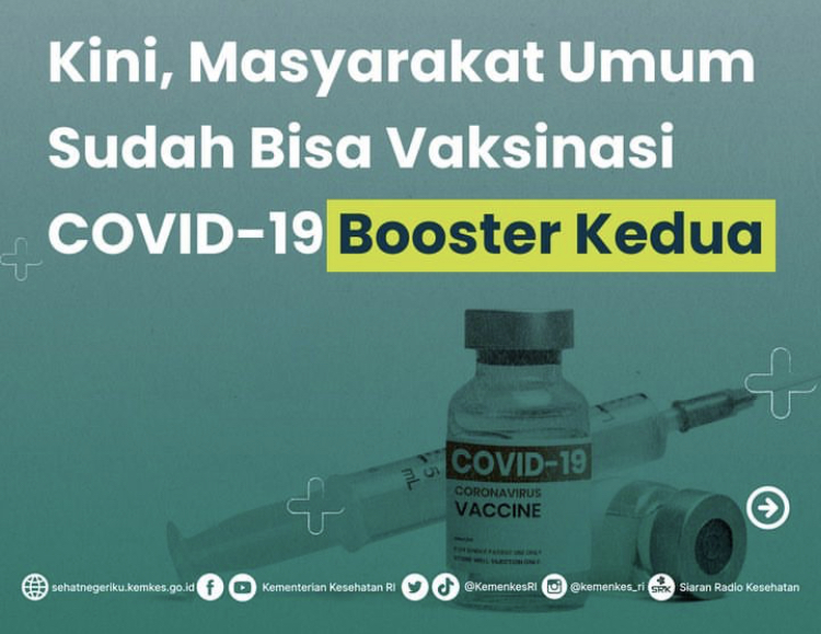 Asyik, Masyarakat Umum Sudah Bisa Vaksin Booster Tahap 2