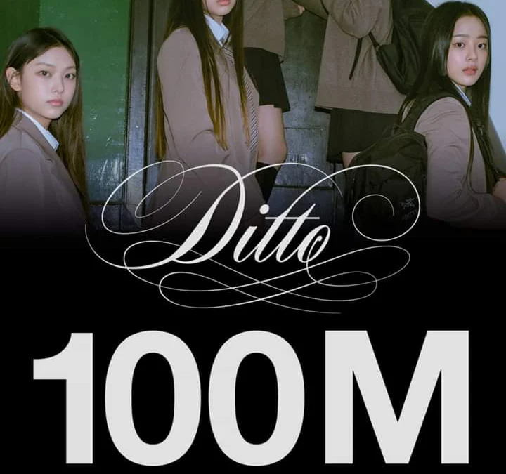 NewJeans "Ditto" Sukses Capai 100 juta streaming Spotify Usai Rilis 33 Hari