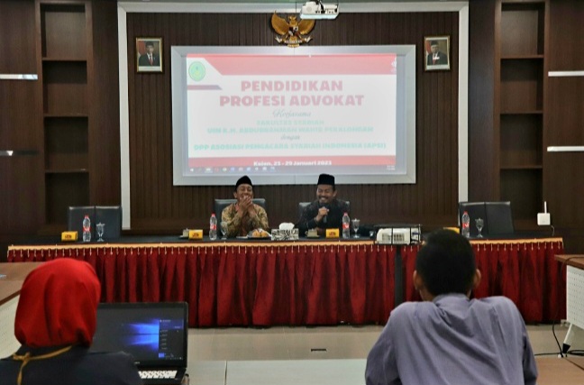 Fakultas Syariah UIN Gus Dur selenggarakan Pendidikan Profesi Advokat bareng DPP APSI