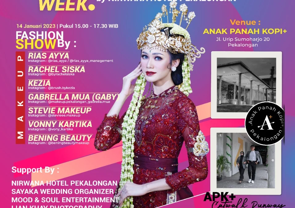 Cari Paketan Wedding Terbaik 2023! Kunjungi Wedding Fashion Week Pekalongan