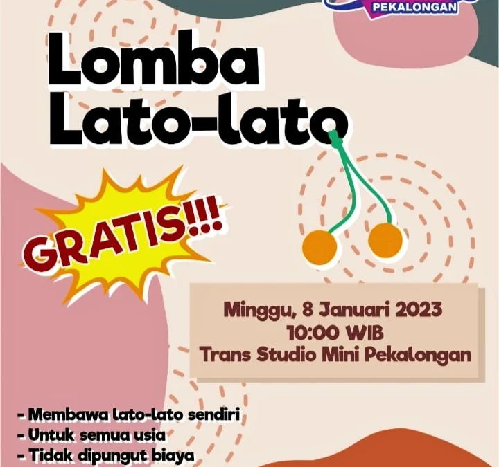 Yuk Ramaikan! Lomba Lato Lato Di Trans Studiomini Pekalongan Gratis Weekend Ini