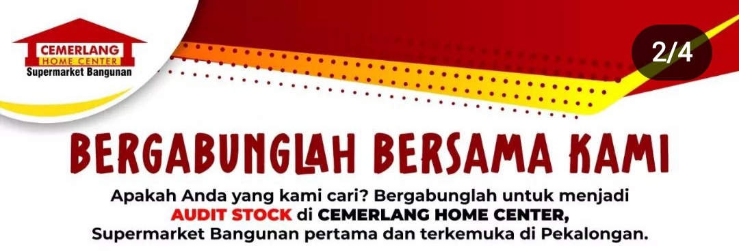 Lowongan Kerja Audit Stock (tangkapan layar instagram.com/lokerpekalongan)